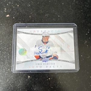2024-25 Artifacts Autofacts Autographed Card of Simon Holmstrom (24-25) - Picture 1 of 7