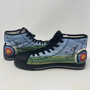 NOXFAN Archery High Top Canvas Printed Sneaker Schuhe Größe EU 42 Unisex US 10/11 - Bild 1 von 10