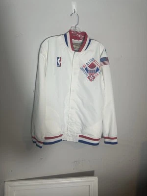 Auténtica chaqueta de calentamiento NBA All-Star 1991 talla mediana Foto 1 de 4