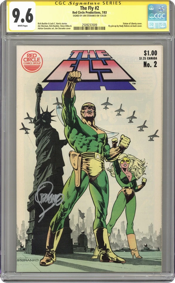 Fly #2 CGC 9.6 SS Jim Steranko 1983 2509237009 - Image 1 of 1