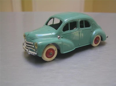 Norev vintage plastic model Renault 4CV with tin base 1/43 scale made in France - Image 1 of 4