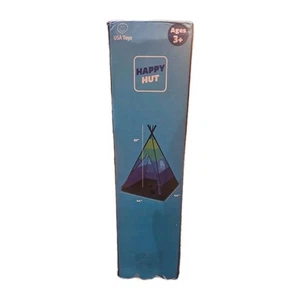 Happy Hut Teepee Tent for Kids - Blue - Picture 1 of 4