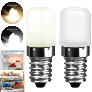 E14 LED Fridge Bulb Pygmy Lamps 2W Equivalent 15W Halogen Bulb Warm/Cold White - Picture 1 of 12