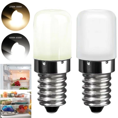 E14 LED Fridge Bulb Pygmy Lamps 2W Equivalent 15W Halogen Bulb  Warm/Cold White - Image 1 of 4