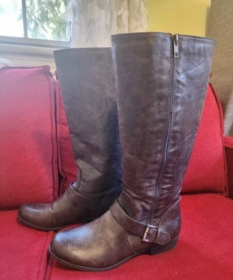 Botas Altas Naturalizer Mujer 11M Veracruz Cremallera Hebilla Marrón #54 Foto 1 de 4