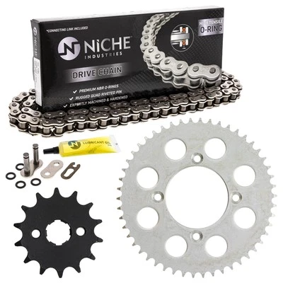 Sprocket Chain Set for Honda XR100R CRF100F 14/50 Tooth 428 O-Ring Front Rear - Image 1 of 4
