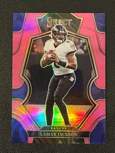Lamar Jackson 2022 Select Football Pink Prizm/10 Premier Level Ravens 107 - Imagen 1 de 2
