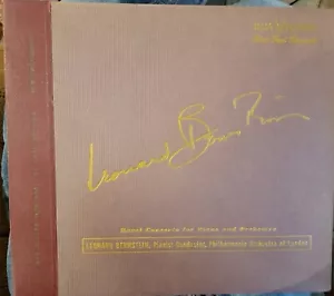 Leonard Bernstein - Ravel Concerto for Pianos & Orchestra (RARE)3 Red LPS - Picture 1 of 10