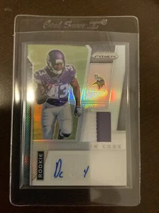 Dalvin Cook 2017 Prizm Rookie Autograph Jersey Patch /99 RC Auto RPA Mint SP - Foto 1 di 7