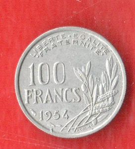FRANCE 100 FRANCS 1954 - Picture 1 of 2