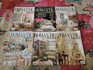 Lot home decor magazine back issues 2018 Romantic Homes french country chic