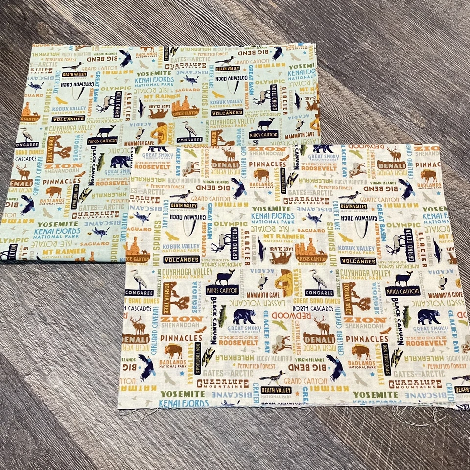 National Parks for Riley Blake Half Yards Cotton Fabric Bundle - Image 1 of 3