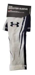 Under Armour Unisex Team Shooter Arm Sleeves Combo Large-XL, Navy&White - Picture 1 of 8