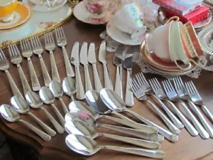 New Dragon IKEA Stainless 224 22 Set Dinner Knife Fork Soup spoon Mixed Lot 30 - Picture 1 of 7
