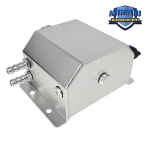 1L Aluminum Radiator Reservoir Coolant Overflow Bottle Recovery Water Tank W/Cap - Picture 1 of 6