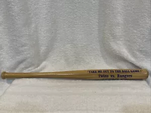 VINTAGE&RARE 1996 Minnesota Twins vs. Texas Rangers 8-24-1996 18 Inch Mini Bat!! - Picture 1 of 5