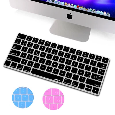XSKN Spanish Silicone Keyboard Cover for US Layout Apple Magic Keyboard A1644 - Image 1 of 4