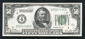 FR. 2100-D 1928 $50 FRN FEDERAL RESERVE NOTE CLEVELAND, OH GEM UNCIRCULATED - Picture 1 of 2