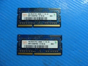 MacBook A1278 Hynix 2Gb 2x1Gb 2Rx16 Memory So-Dimm PC3-8500S HMT112S6BFR6C-G7 - Picture 1 of 2