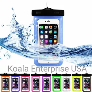 2 Protection Waterproof Underwater Pouch Dry Bag Case Cover For Cell Phone Boat - Picture 1 of 13
