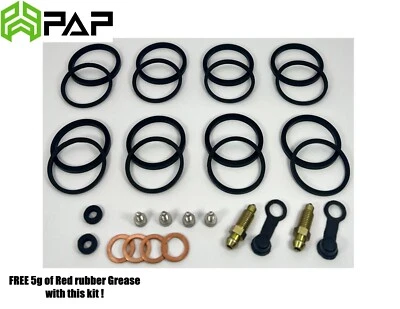 Kawasaki Vulcan 1700 Vaquero JCF 2012 Front Brake piston seal rebuild kit - Image 1 of 4
