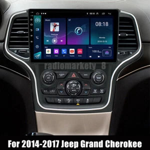 For 2014-2017 Jeep Grand Cherokee Android 12.0 Carplay Car Stereo Radio GPS Navi - Picture 1 of 15