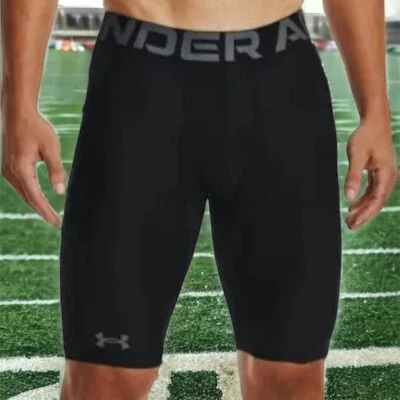 Under Armour 1362450 Black Heatgear Compression Gym Shorts Mens XL NEW Fast Ship - Image 1 of 4