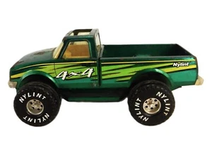 Vintage Pressed Metal Pickup Truck, Nylint 4x4, Green Metal Flake Paint, TNK-21 - Picture 1 of 10