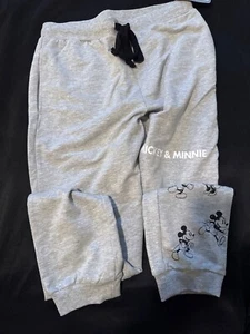 Disney Parks Mickey Minnie Jogger Lounge Pants Sweatpants size small NEW - Picture 1 of 4