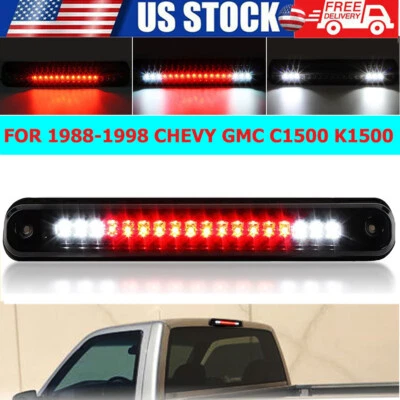 For 88-1998 Chevy GMC C1500 K1500 Black LED Third 3rd Brake Cargo Light Lamp NEW - Image 1 of 4