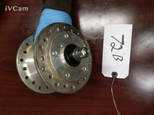 Harley Front Wheel Hub Sportster Dyna Softail Narrow 3/4” Bearing with Axle - Picture 1 of 6