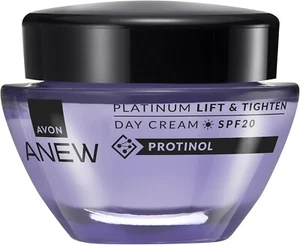 NEW! Avon Anew Platinum Lift & Tighten Day Cream with Protinol SPF 20 1.7oz/50ml - Picture 1 of 16