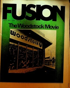Fusion Magazine May 1 1970 Woodstock Lenny Bruce Steve Miller - Picture 1 of 4