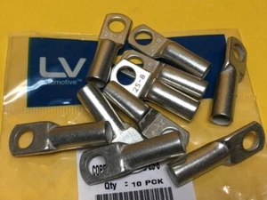 3 BS Battery cable lugs x 10 for 8 mm stud 25 mm2 Crimp on Copper LV4107 - Picture 1 of 1