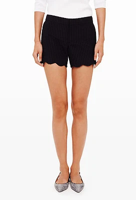 Women’s Club Monaco Amber Polka Dot Short – Soot Black – Size 8 – NWT - Image 1 of 4