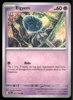 SV05: Temporal Forces #073/162 Elgyem - Image 1 of 2