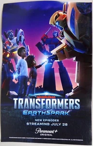 Transformers EarthSpark Poster TV Show Series Nickelodeon Comic Con SDCC 11x17 - Picture 1 of 5