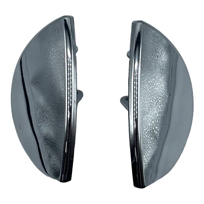 Par de arandelas de faros de conductor pasajero cubierta cromada solapa MINI Cooper 2007-13 R56 Foto 1 de 4