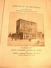 1914 Programme de Dédicace de la Providence Y.M.C.A. immeuble