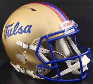 TULSA GOLDEN HURRICANE NCAA Riddell Speed Full Size AUTHENTIC Football Helmet - Picture 1 of 4