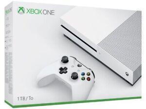 Xbox One - Consola Slim 1 TB #blanco + Controlador original + Accesorio con embalaje original como nuevo