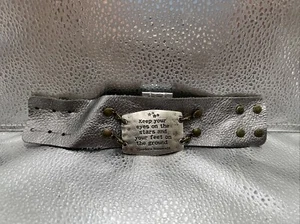 Brazalete de cuero Lenny & Eva intercambiable de metal Theodore Roosevelt - Imagen 1 de 5