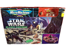 Vintage 1994 Star Wars Micro Machines Space Planet Dagobah Yoda Vader Skywalker