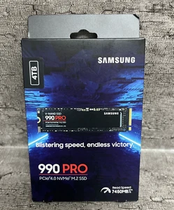 Sealed Samsung - 990 PRO 4TB Internal SSD PCle 4.0 NVMe M.2 SSD MZ-V9P4T0B/AM - Afbeelding 1 van 7