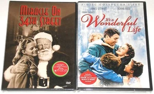 Holiday DVD Lot - It's A Wonderful Life (New) Miracle on 34th Street (New) - Picture 1 of 1