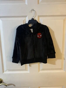 Spiderman schwarze Jacke Größe 2T, von Marvel. Weich und bequem. Neu Mit Etikett - Bild 1 von 2
