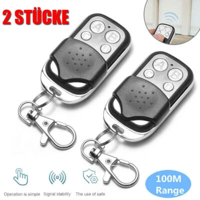 433,92 MHz Universal Funk Fernbedienung Alarmanlage Handsender Garagentor 2Stück - Bild 1 von 4