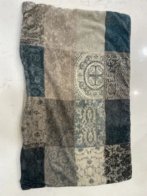 Pottery Barn Cora Patchwork Pillow Cover - velvet - Image 1 of 3