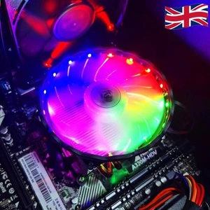 120mm CPU Cooler Radiator Fan 4 Heat Pipes PWM 3 Pin for Inte LGA - Picture 1 of 14
