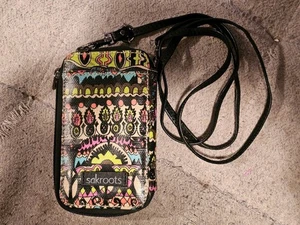 Sakroots Geldbörse Artist Circle "Peace" Smartphone Wristlet Portemonnaie Crossbody Strap - Bild 1 von 16